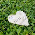 Heart-Shaped Paw Print Tombstone Statue - Home & Outdoor Garden Lawn Decor Perfect Gift for Pet Lovers