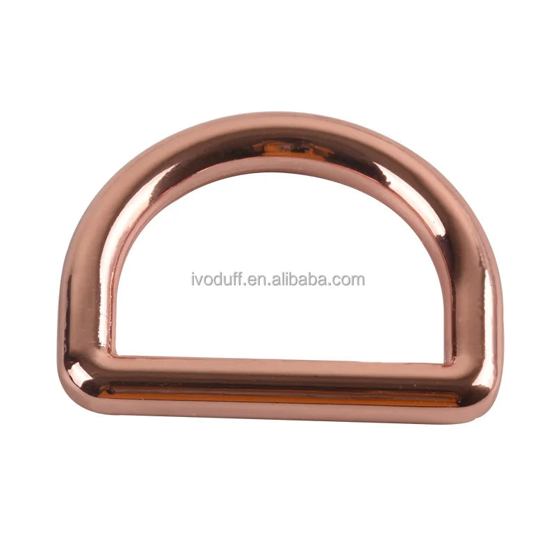Ivoduff Handbag 25mm D-ring Buckle Zinc Alloy D Ring for Bag Making