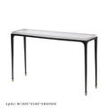 Modern Ultra-Narrow Side Table Metal Leg Living Room Furniture Acrylic Console Table