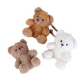 New Arrival Teddy Bear Doll 12cm Soft Stuffed Animal Bear Plush Toy Pendent Cute Cute Girl Keychain Wedding Children Party Gifts