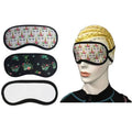 Wholesale Sublimation Blank Sleep Mask Belt Adjustable Eye Mask White DIY Soft Outdoor Travel Eye Mask