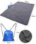 WQ WaterProof Stadium Camping Mat Electric Battery Heated Outdoor Blanket With Warm Fleece for Picnic