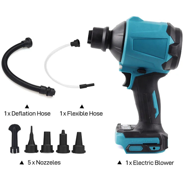 APDG02 Multifunctional Wireless Air Pump Car Cleaning Compressed Electric Air Duster Gun OEM Customizable