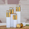 Wholesale Glass Lotion Pump Bottle 30ml 40ml 50ml 60ml White Lotion Pump Bottle