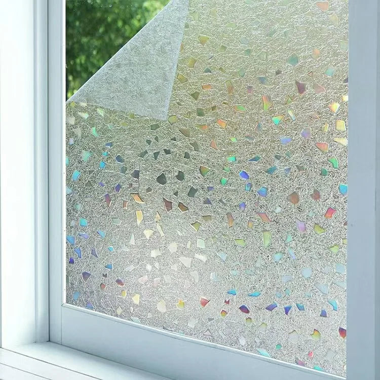 Factory Wholesale PVC Static Window Film Glass Stickers Window Film laser Privacy Window Tinting Film for Home