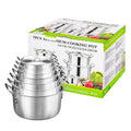 Dia Cast Aluminum Kitchen Cookware Set of 7 Pcs Cooking Pot Set Non Stick Home Kitchen Cookware Aluminum Right-angle Stockpot