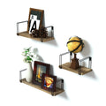 Luxury Floating Wall Shelves Modular Wooden Multi-functional Save Space Storage for Bathroom Living Room Wardrobe Key Holder