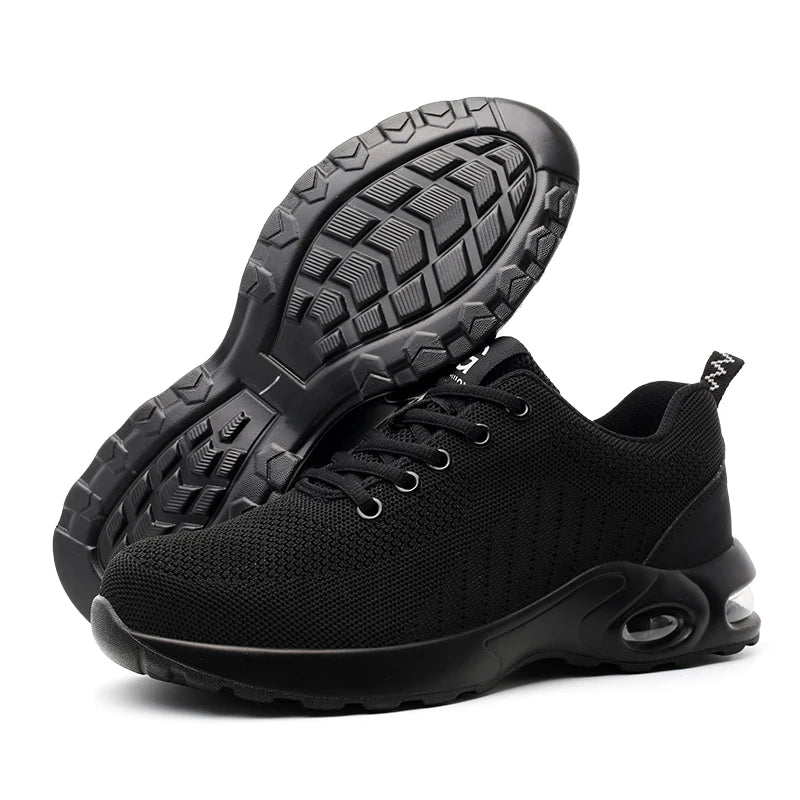 DianSen New Steel Toe Sneakers Work Shoes Safety Shoes Indestructible Shoes C9192