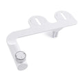 Ultra Slim Bidet Non-Electric Dual Nozzle Fresh Water Bidet Sprayer Adjustable Water Pressure Wall-Mounted Toilet Seat Bathroom