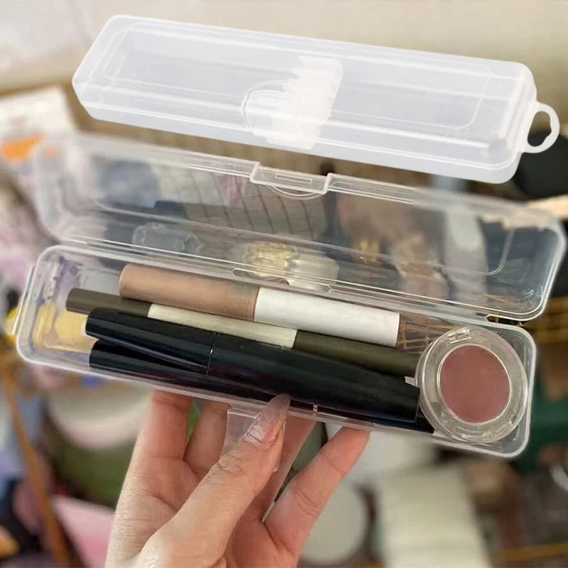 Travel Makeup Brush Holder Cosmetic Brushes Box Makeup Sponge Case Portable Waterproof Makeup Tools for Women Girls
