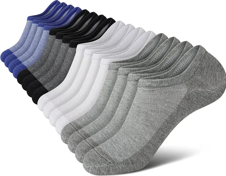 Low Cut Business Ankle Socks Digital Printing Knitted Summer Thin Breathable Body Logo OEM No Show Socks for Men