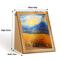 Four Seasons Universal Cat Toy New Photo Frame Cat Nest Oil Painting Series Made Plastic Cat Carton