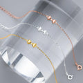 Wholesale Fashion Jewelry 925 Sterling Silver Bow Knot Bracelets Bowknot Gold Plated Bracelets for Women