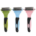 Factory Wholesale Custom Logo Pet Open Knot Comb Pet Dog Dematting Rake Comb