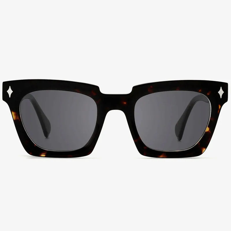 OEM Retro Acetate Sunglasses 2022 Large Square Frame Shades 100% UV Protection TAC Polarized