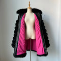 New Fashion Black Real Fox Fur Coat Long Style Women Plus Size Fluffy Fur Jacket With Zipper Winter Female Casual Outerwear