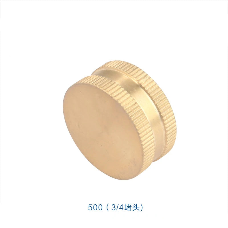 3/4 Brass Garden Hose Female End Cap Plug New Seasummer