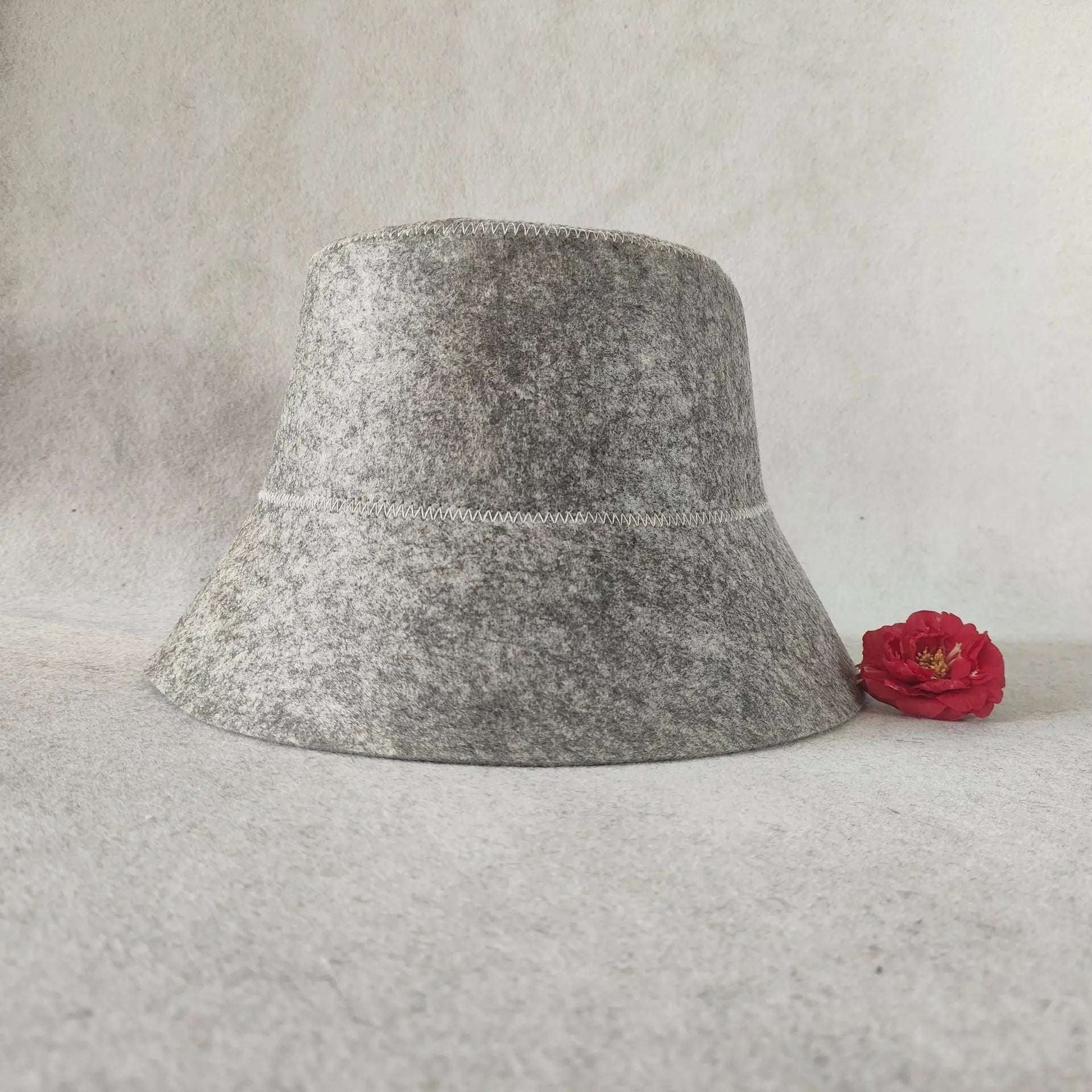 Unique Colors Available for Custom Eco-Friendly Thermal Felt Fisherman Sauna Hats-High Quality Protection for Large Heads