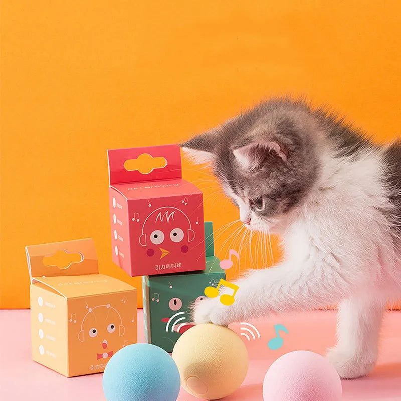 Animal Sounding Cat Ball Toy Funny Eva Chew Cat Ball Toy Interactive Catnip Cat Ball Sound