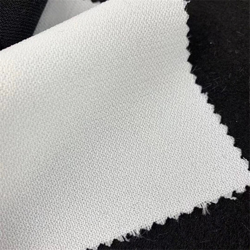 Xingyan 150cm*100m 30d Woven Fusible Elastic Interlining Fabric 100% Polyester Voile for Lady's Clothes and Garments