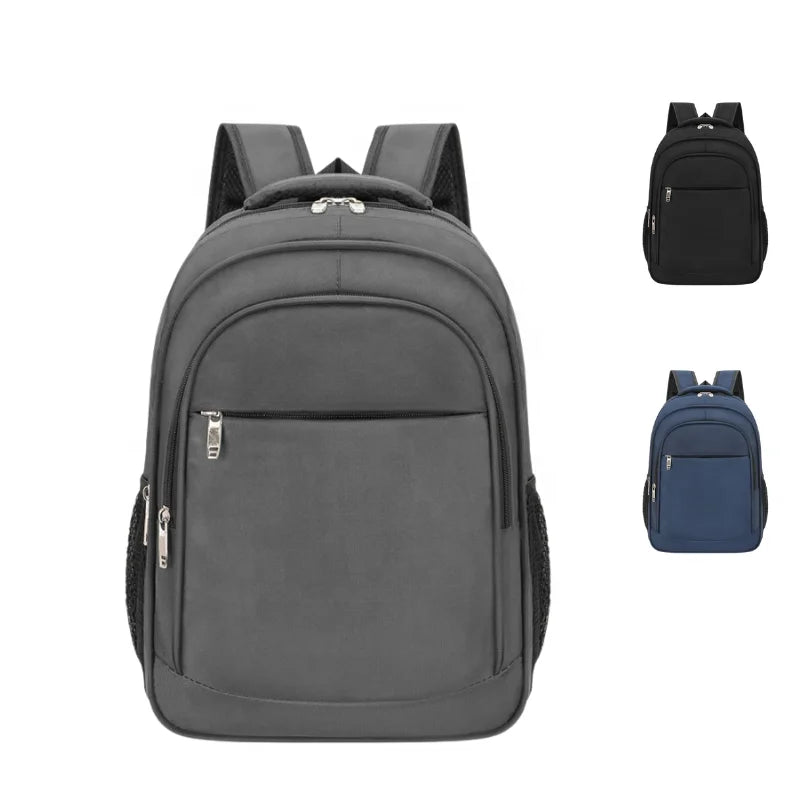 2024 New Model Custom Physiological Curve Back Large Capacity Waterproof Interlayer School Bag for Man