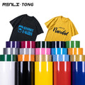 Renlitong Pvc Iron on Vinyl for Htv Flex Htv Heat Transfer Vinyl Rolls for t Shirts Bulk