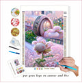 L-0395 Best Quality Customized 5D DIY Diamond Painting Canvas Classic Landscape and Seascapes Printed