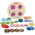 Children's Wooden Animal and Plant Growth Life Cycle Cognitive Matching Puzzle Baby Enlightenment Early Education Puzzle Toy