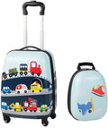 Wholesale 4-Wheel 16-Inch ABS Kids Trolley Suitcases Free Sample Travel Luggage with Spinner Caster Children's Trolley Case Gift