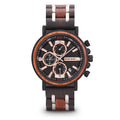 BOBO BIRD Stainless Steel Watch Men Skeleton Auto Chronograph Custom Logo Watch