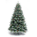 High-end Luxury PET PVC Metal Christmas Tree Pine Cone Needles Metal Stand Christmas Green 4ft-10ft Sizes Christmas Decoration