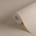 Made in Germany - Solid Wallpaper rolls Cream Pink - Non Woven Vinyl - Wallpaper Textile Structure Home Decor - 1005 x 053 m