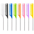 Best Selling Magic Hair Comb with Metal Handle Static-Free Tail Comb in Bulk for Salon & Home Use on Sale