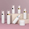 40ml60ml80ml Large Capacity Pressed Shampoo Body Wash Hotel Luxury Travel Cosmetics Plastic Square Bottle