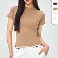 Custom Screen Printing T-shirt 250 Gsm for Ladies' Summer T-shirt Fit Basic Plain Tee Comfortable Woman T-shirt