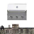 Modern Premium 3-Burner Gas Grill Rust-Free Stainless 304 Luxurious Outdoor Barbecue Cooking