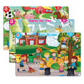 Noah's Ark Jigsaw Puzzle 28 Pieces for Kids Dual Layer Paper Puzzle 2022 New Arrivals
