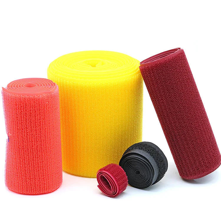 Self Locking Colorful Strong Sticky Self Adhesive Fastener Tape Molded Micro Nylon Injection Hook and Circle Loop