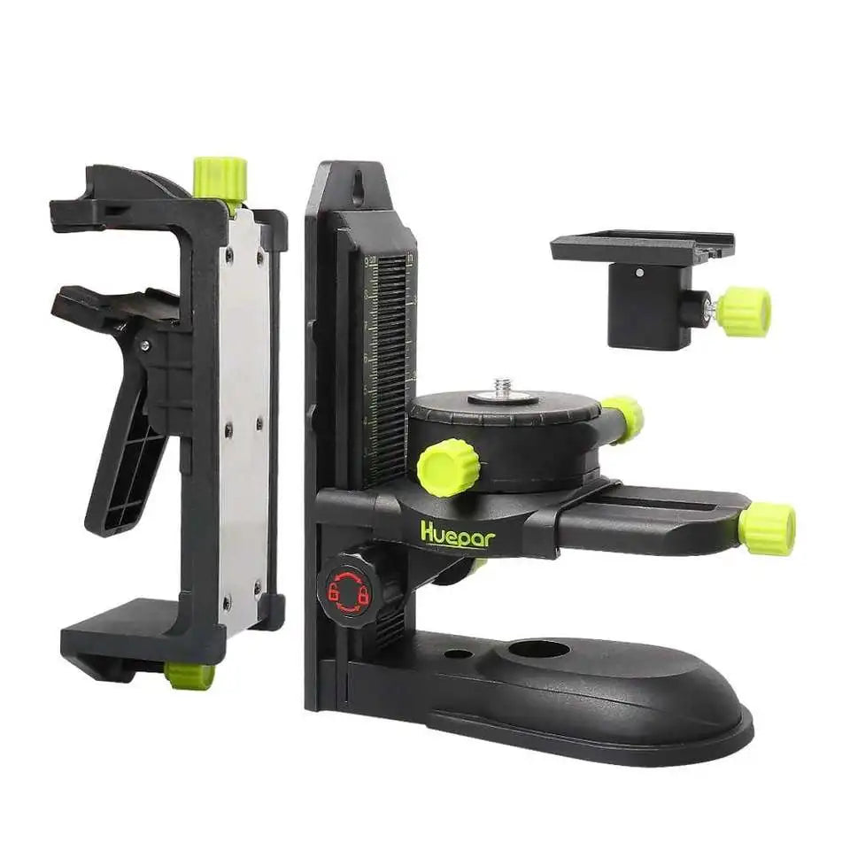 Huepar Fine-tuning Bracket Laser Level Adapter Multifunctional Magnetic Pivoting Base With Adjustable Clip 360 Adjustable Tool MegaBDM