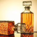 Factory Wholesale American Style 23oz 700 ml 300ml 500ml  450ml Crystal Glass Whiskey Decanter for Bar or Home