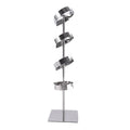 Men's Modern Stainless Steel Shirt Collar Suit Dress Fashion Trends Display Props for Storefront & Shopfront Stylish Neckline