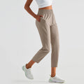 Custom Logo UPF 50+ Sunscreen Quick Dry Casual Sport Gym Capri Sweatpants Straight Leg Sweat Pants Women Track Jogger Pants