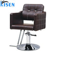 Vintage Square Backrest Hair Salon Furniture with Footrest Barber Chair