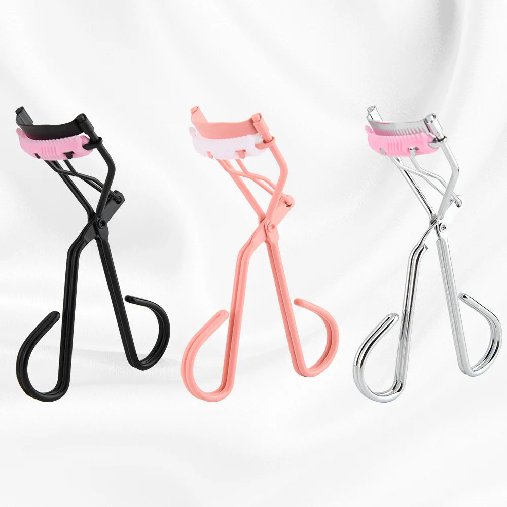Gmagic Plastic & Stainless Steel Mini Eyelash Curler with Built-in Comb and Lash Separator for Home/Office/Travel Use