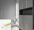 Hot Sale Hidden Concealed Long Brass Wardrobe Handle  Cabinet Door Drawer Pull