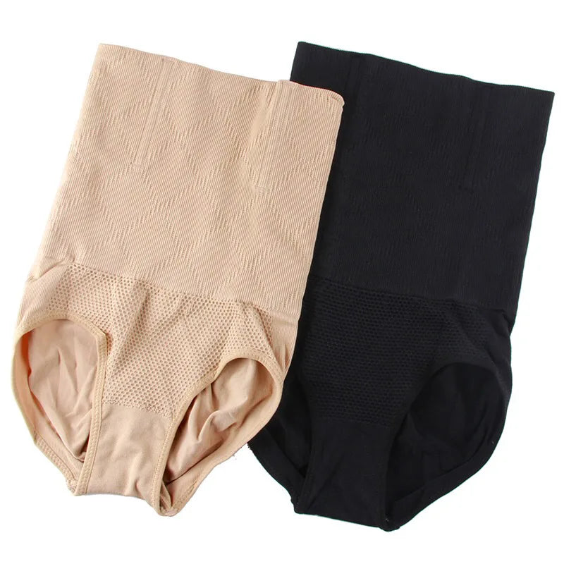 Female Panties With Tummy Tuck Bone Correction Panties Waist Shaping Bodyshaping Safety Panties Thin Style Ice Silk Shapewear