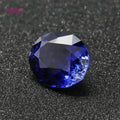 Hot Sale Lab Grown Sapphire 7x9mm 8x10mm 10x12mm Oval Shape Sapphire Gemstones Thailand Cut Synthetic Blue Corundum