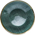 Wholesale European Vintage Cloth Plating Glass Plate Western Dinner Plate Fruit Cake Dessert Glass Charger Plate For Restaurant