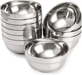 12cm 4.7inch Double Wall Insulated Stainless Steel 304 Rice Soup Pho Bowl for Restaurant