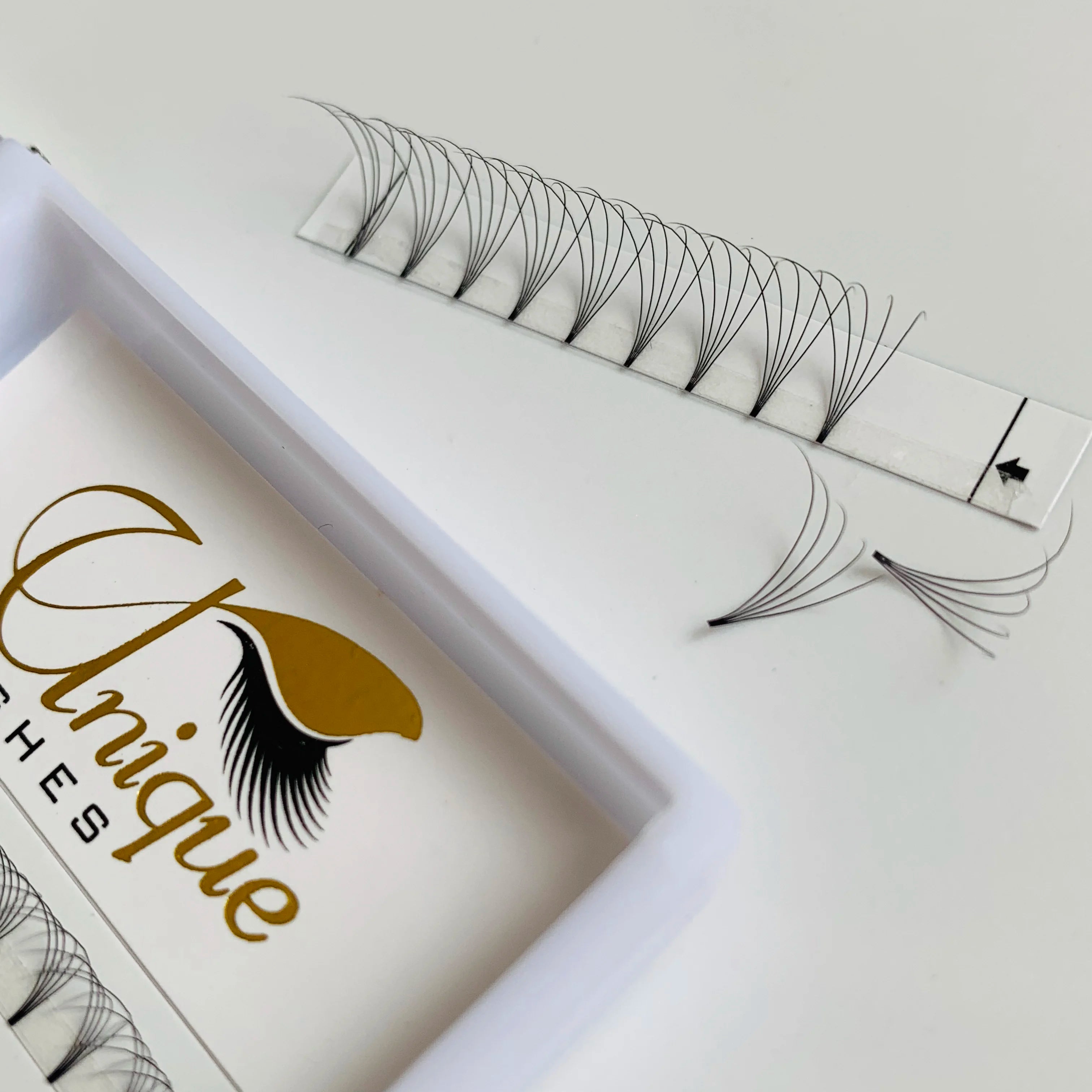 Korean Eyelash Extensions 3D 4D 5D 6D ultra Dark Black  Pre Fanned Eyelash Extension